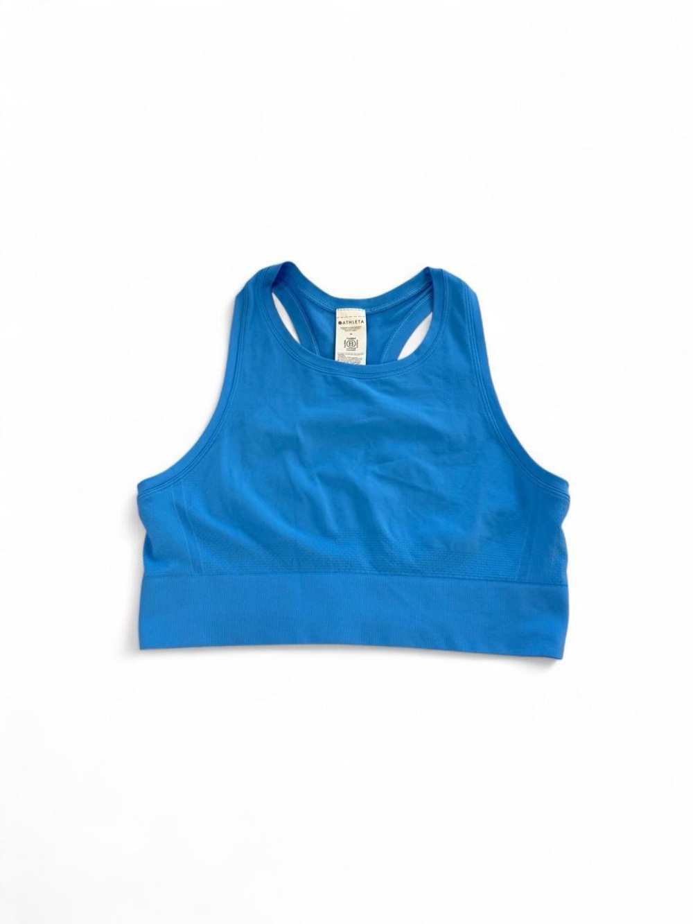 Athleta Blue Momentum Flex Ultra Crop Tank Top
